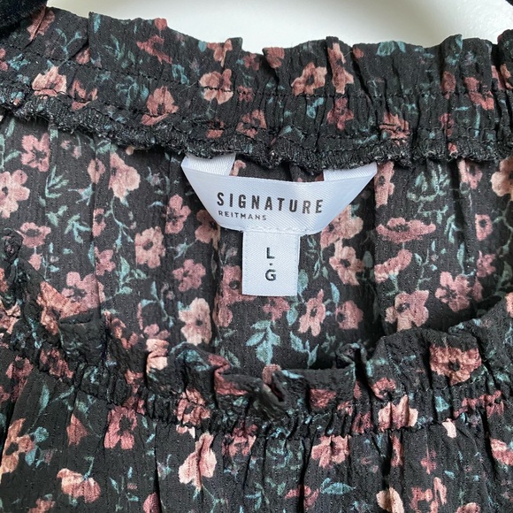 RW&CO floral short sleeve blouse - Picture 2 of 4